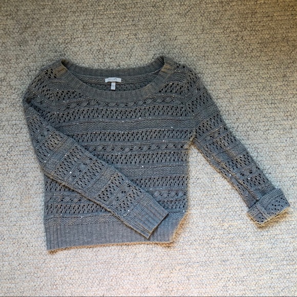 🌷dELiA*s Silver Sparkle Sweater - Picture 3 of 4